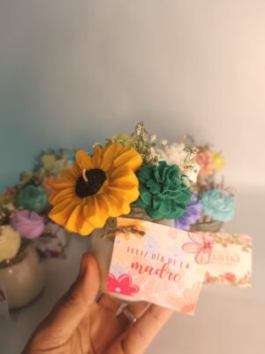 MINI BOUQUET EN VIDRIO